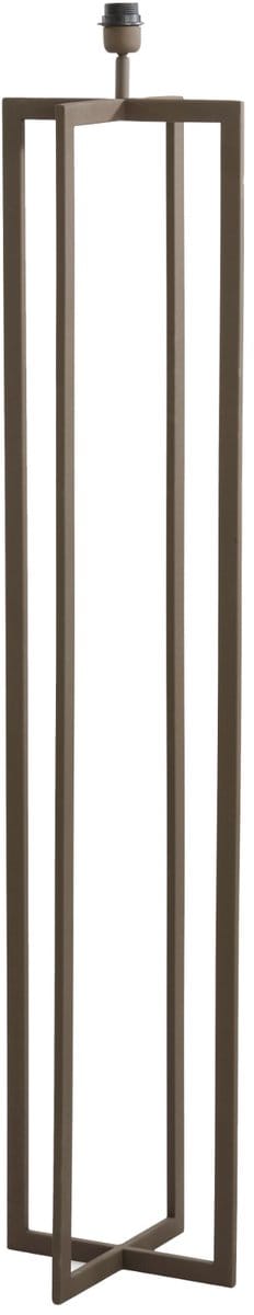 Light & Living Vloerlamp Mace - Bruin - 30x30x140cm - Modern - Staande lampen voor Woonkamer - Slaapkamer