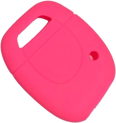 Siliconen Autosleutelhoes voor Renault Twingo, Clio, Master en Kangoo - Roze, Bescherming en Stijl