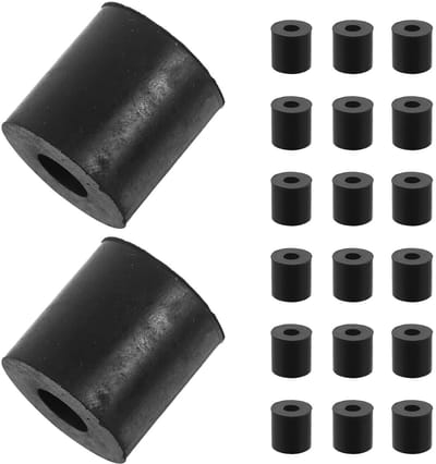 Rubberen Damping Spacers - Isolatiepads O-ringen - Machine Demping - Geluidsreductie - 20 Stuks - Zwart