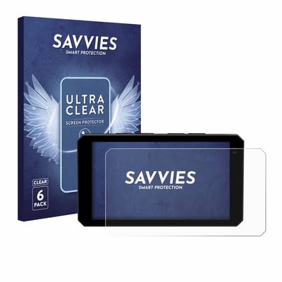 Savvies - Screenprotector voor Chigee AIO-6 LTE 4G - Folie Beschermfolie transparant 6 Stuks
