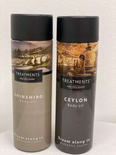 Voordeelverpakking Treatments body & massageolie duo 2 geuren
