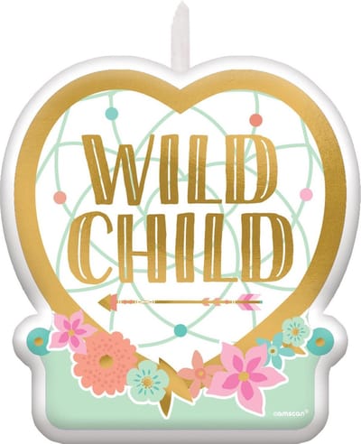 Amscan Verjaardagskaars Boho Birthday Meisjes 6 X 6,5 Cm