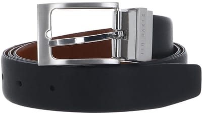 Ted Baker riem Karmer Reversible Leather Belt W85 Black zwart bruine