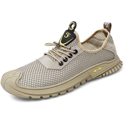 Zomersandalen Gesloten Teen Mesh Casual Sneaker Heren Outdoor Antislip Bergbeklimmen Vrije Tijd Strand Stroomopwaartse Schoenen 44 bruin