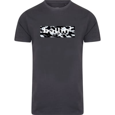 Ballin Est. 2013 - Heren Tee SS Camo Block Shirt - Grijs - Maat XXL