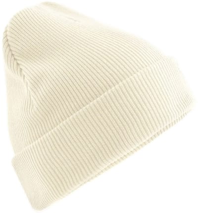 Organic Cotton Original Cuffed Beanie - Off White - One Size