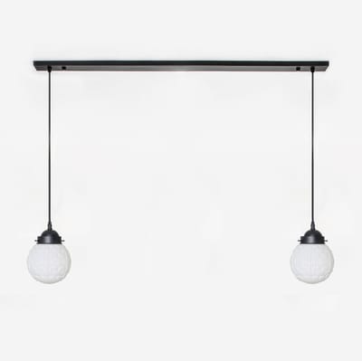 2 x Arcade lampen aan plafondbalk Moonlight - Art Deco Trade