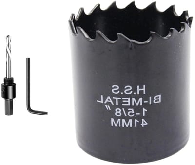 Cosensi - Kroonzaag bi-metalen ronde gatensnijder voor hout, kunststof, gipsplaat en metalen buizen