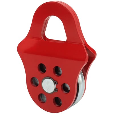 Takelblok Sleepkatrol 4T Draagvermogen Heavy Duty Lierkatrol Rood voor Vrachtwagen Tractor ATV UTV