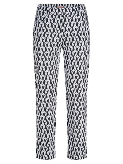 Enkellange broek Van Peter Hahn wit