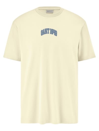 Shirt ronde hals Van GANT wit