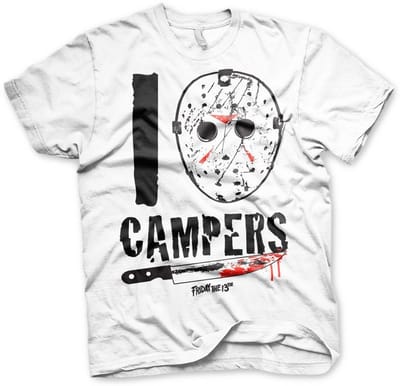 Friday the 13th I Jason Camp ers Big Tall T-shirt WB-1-F13TH003-H63-10