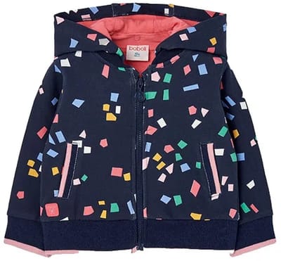 Boboli Fleece Printed Jas Blauw 24 Months Meisjes,Jongens