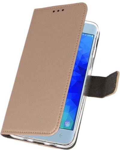 Bestcases Pasjeshouder Telefoonhoesje Samsung Galaxy J3 (2018) -  Goud