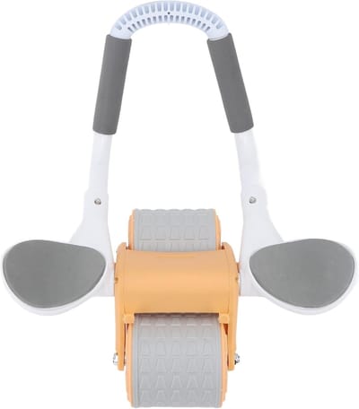 Buikwiel met Elleboogsteun - Ab Roller Core Trainer - Thuis Trainen - Automatische Rebound Functie