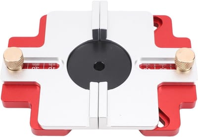Houtfrees Sleuvenzoeker - Sleufmal Freesmal - Houtbewerking Precisie - Verstelbare Diepte - 0-50 mm - Aluminiumkleur