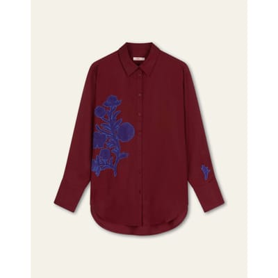 Oilily Bodil Blouse- maat40 Cabernet