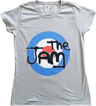 The Jam - Spray Target Logo Dames T-shirt - XS - Grijs