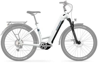 Winora Yucatan X12 Pro 27.5´´ E-bike Frame Voor Stadsfiets Zilver 55 / 500Wh
