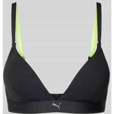 Puma dames BH-top met vulling - Triangle - L - Zwart