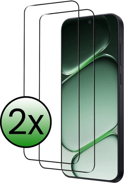 Screenprotector - 2 Stuks Geschikt voor OnePlus Nord 6 - Full Cover - Beschermglas - Gehard Glas - Tempered Glass - Screen Protector