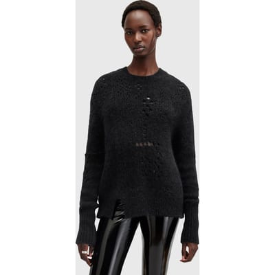 AllSaints Winnie Jumper Black Taglia: XS | Maglioni a maglia Outlet | Donna | Nero