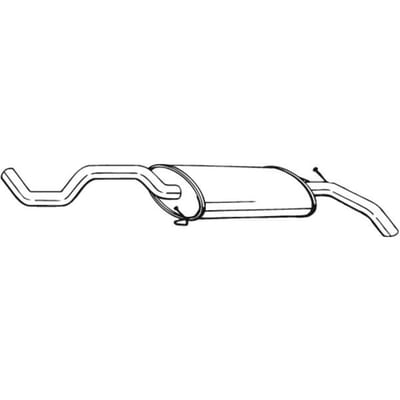 Geluiddemper achter BOSAL 281-377
