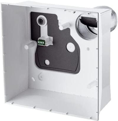Original ER GH APB surface-mounted housing for bathroom, kitchen, room without window, toilet etc., Art. no. 0084.0353 from Maico, with fire protection and metal supports and fire-resistant metal