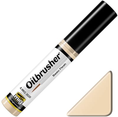 AMMO by Mig Jimenez Hobbyverf Enamel verf - MIG 3520 Oilbrusher Basic Flesh Oilbrusher(s) - 10 ml