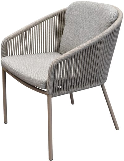 Brightling dining tuinstoel latte rope