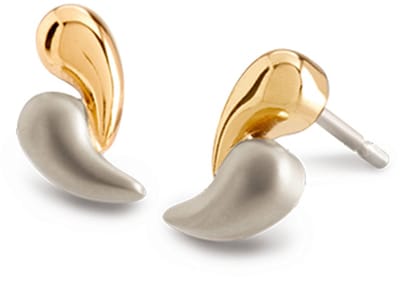 Boccia Titanium 05082-02 Dames Oorbellen - Oorknopjes - Sieraad - Zilverkleurig - 8 mm breed - 1 cm lang
