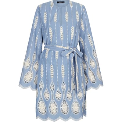 Ibana Danna Jurken Blauw 302620037