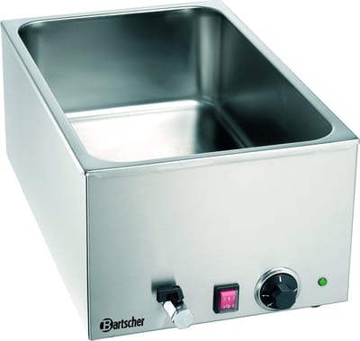 Bain Marie - Elektrisch - Tafelmodel - Aftapkraan - 1x 1/1 GN - Bartscher 200240