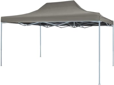 Partytent Opvouwbaar - Feesttent Paviljoen - Outdoor Evenementen - Waterdicht UV-bestendig Dak - 3 x 4 Meter - Antraciet