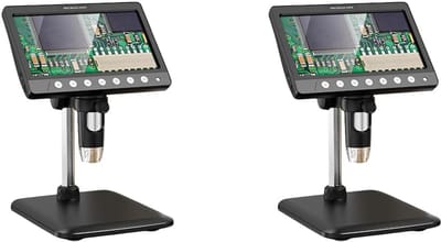 Digitale Microscoop - Vergrootglas Camera - Gedetailleerd Onderzoek - 7 Inch IPS Scherm - 1200x Vergroting - Zwart