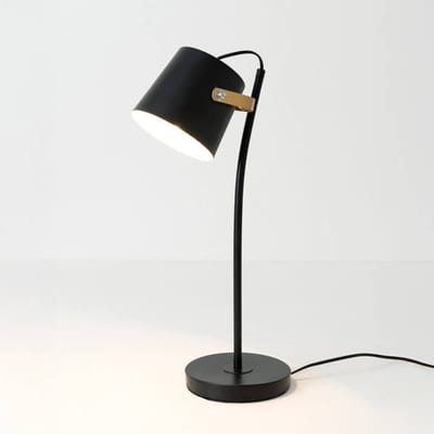 Holländer Tafellamp ESPERTO, zwart, hoogte 53 cm, metaal, E27