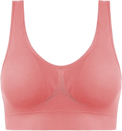 JustValue Sport BH Zonder Beugel - Maat L - Push up BH - Sportbeha - Sport Top Dames - Roze