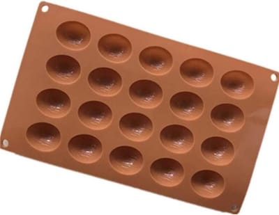 ByShane - Siliconen Mal voor Walnootvormige Chocolade, Pudding en Mousse - 20 Gaten