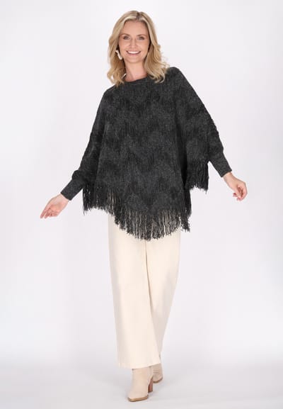 usha Jumper Dames antraciet gem
