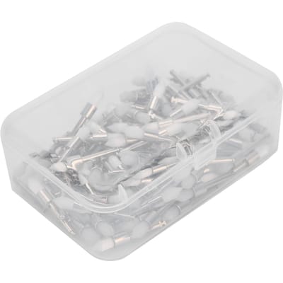 100 pièces Boîte Poli-Disques Coniques Dentaires Pièce à Main Basse Vitesse Dentaire Brosses de Polissage white