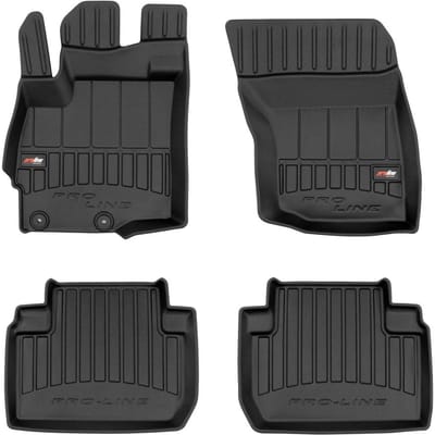 Frogum - Mitsubishi Outlander III vanaf 2012 (niet voor Hybride) - Rubberen automatten 3D - 4 stuks - 6 cm Rand