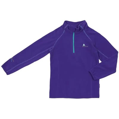 Microfleece sweatshirt met halve rits voor meisjes Peak Mountain Fafine