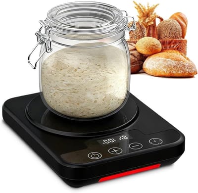 Warmhoudmat Zuurdesem - Gistingsbox Brood - Brood Bakken - Nauwkeurige Temperatuurregeling - 21-49 Graden - Zwart