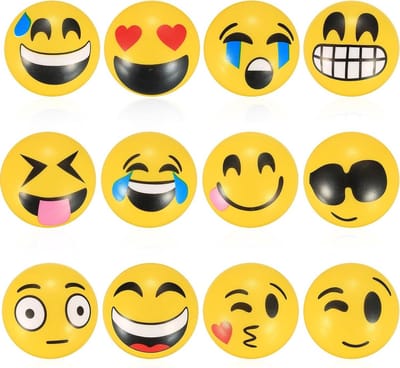 12 stuks anti-stressbal voor kinderen en volwassenen - cadeautje gastgeschenken kinderverjaardag Kerstmis - stressbal speelgoed.