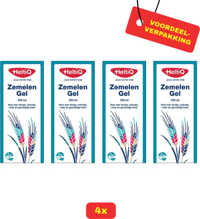 4X HeltiQ Zemelen Gel - 4x 100ml - Voordeelverpakking!
