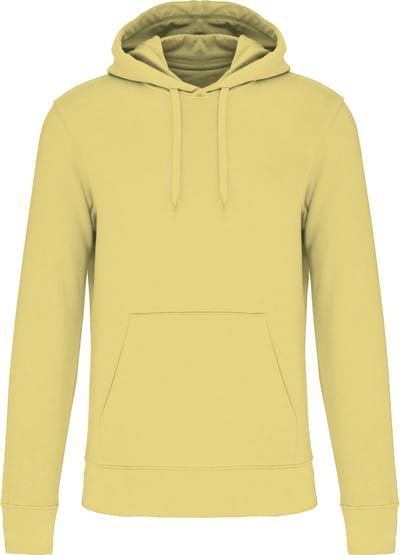 Kariban Ecologische herensweater met capuchon K4027 - Lemon Yellow - S