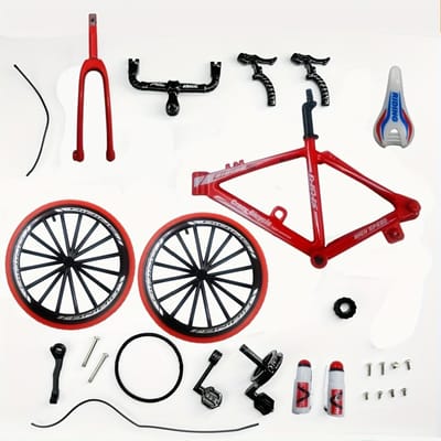 Doe-het-zelf Mountainbike Model Ornament , 1:8 Legering Simulatie Mini Fiets Model Schaal Kit