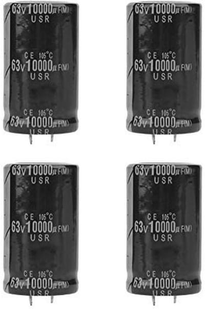 4 stuks 10000uF 63V Audiocondensatoren voor Versterkers