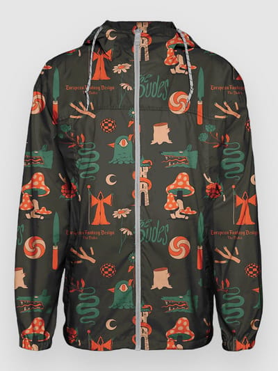 The Dudes European Fantasy Brown Windbreaker patroon