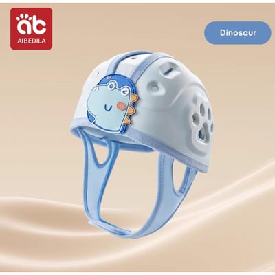 AIBEDILA Protection à 360 Degrés Casque Anti-Chute pour Bébé Protège-Tête Réglable pour Tout-Petit Chapeaux de Protection Douce pour la Sécurité Apprendre à Marcher gray